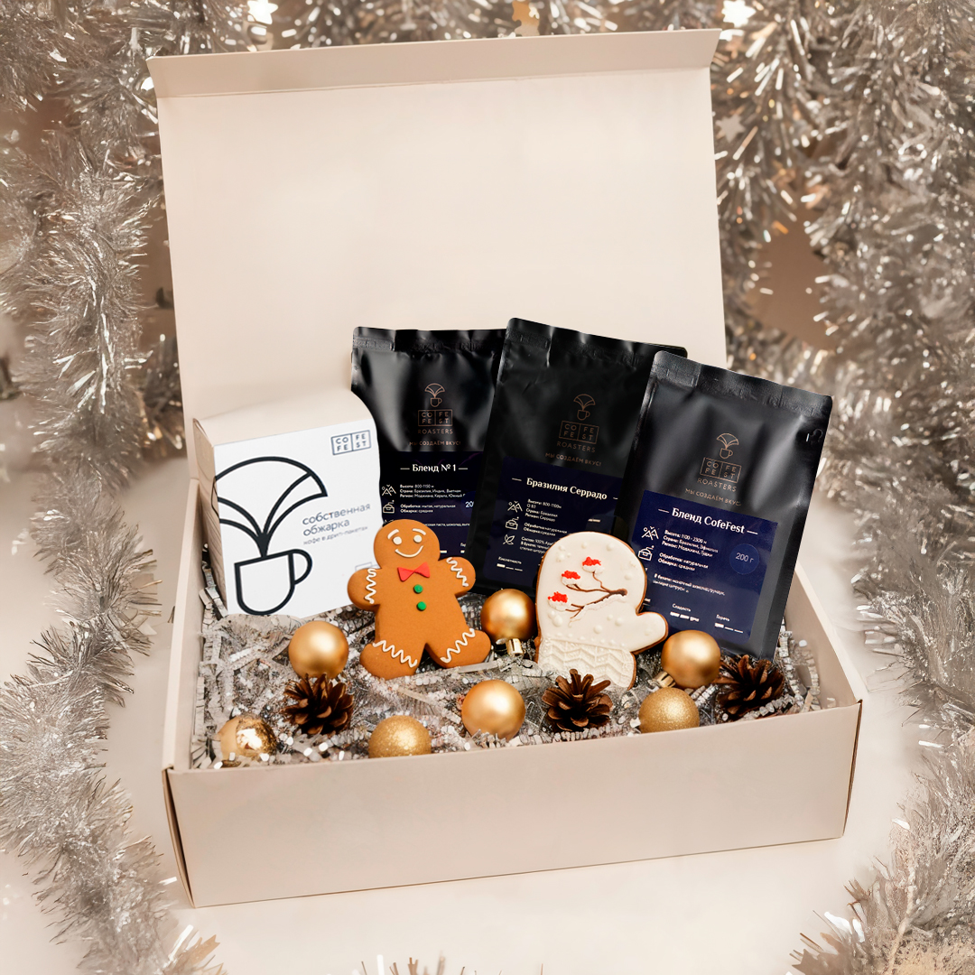 Набор кофейный Рождественнский дуэт