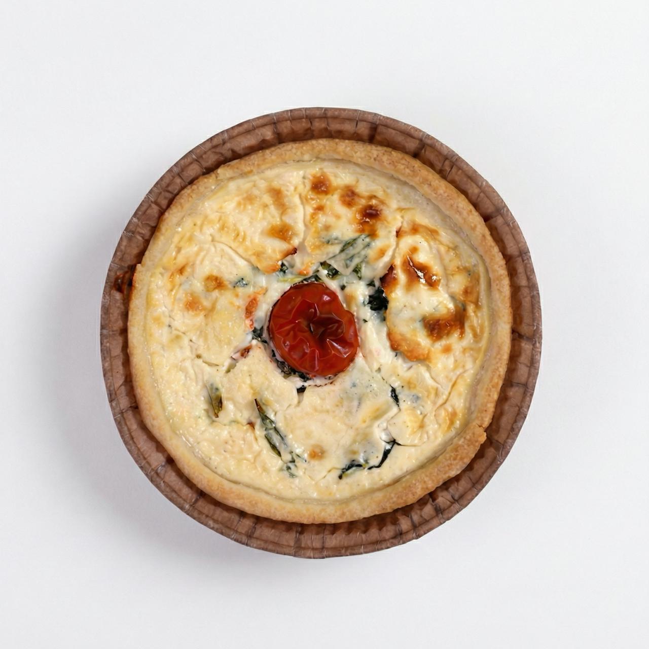 Киш Лорен с брокколи и красной рыбой