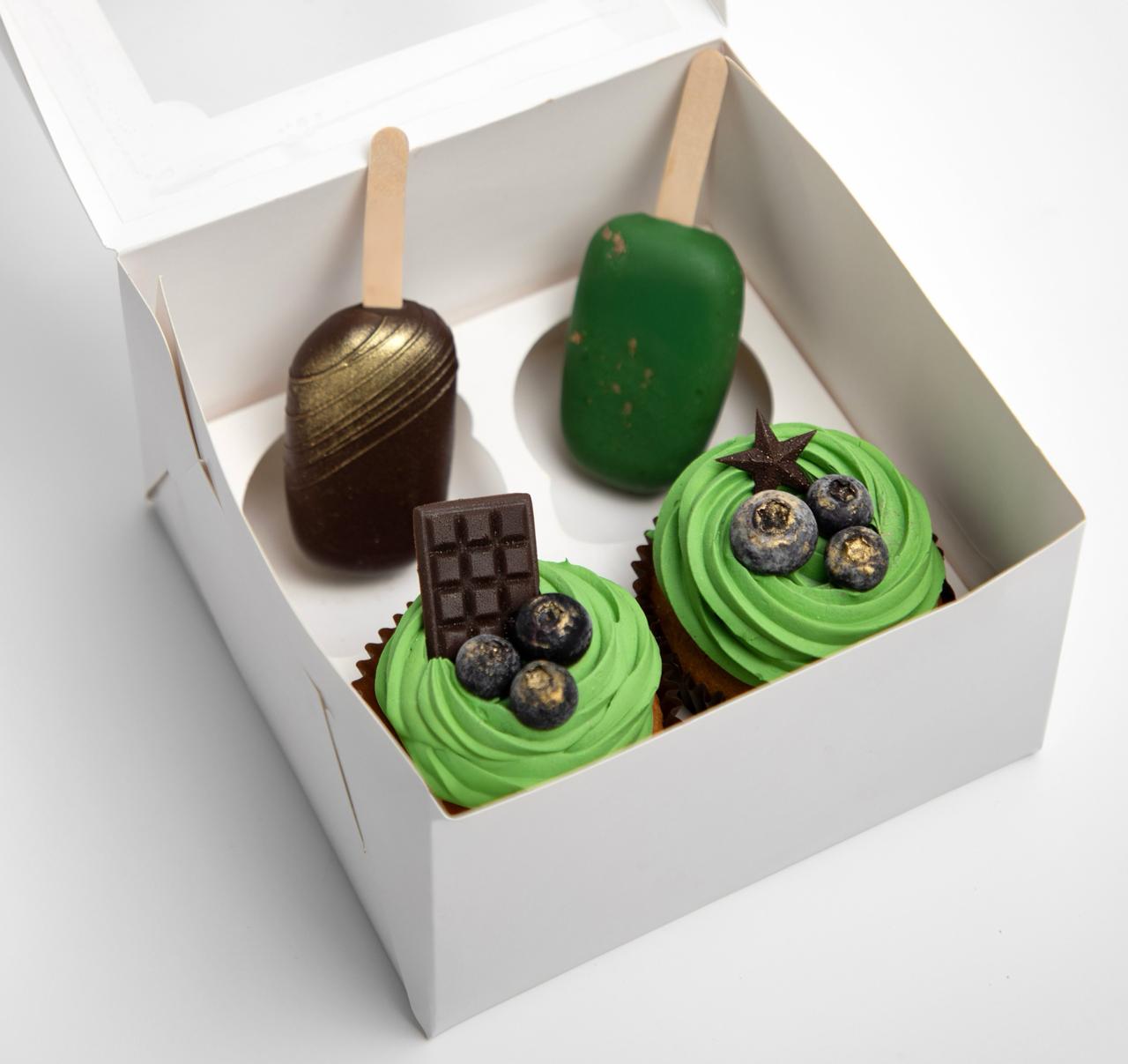 Набор Эскимо и капкейки. 23 февраля