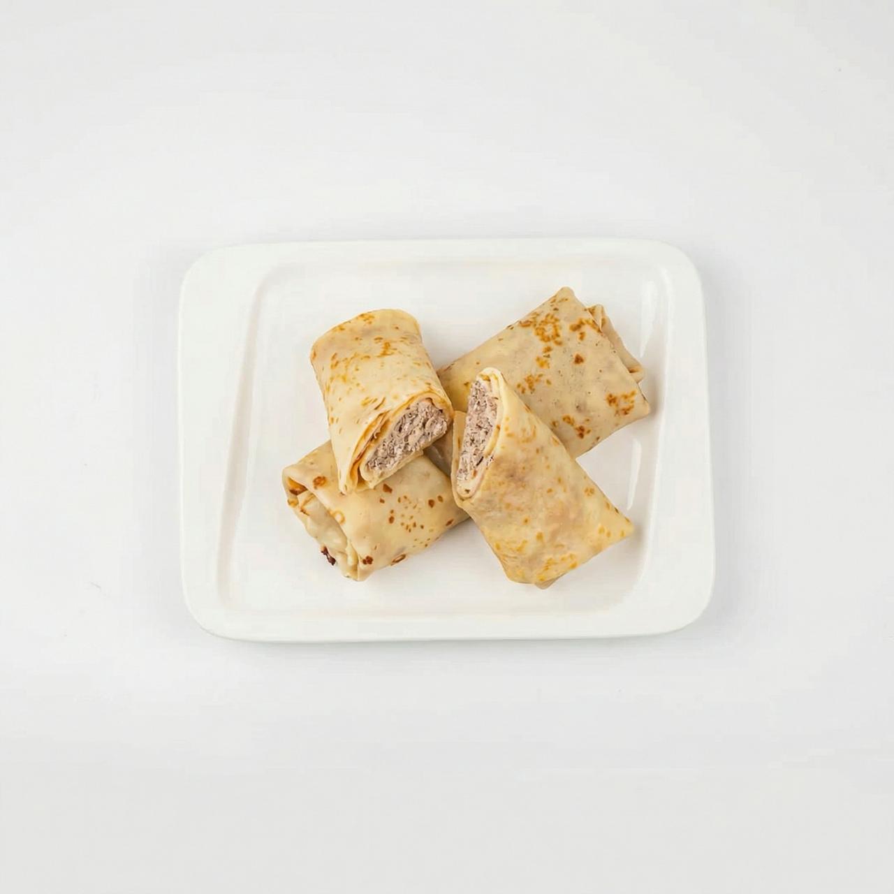 Блины с курицей